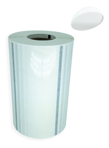Imagem 3 de 5 de Etiqueta Bolinha Transparente 5 Cm 1000un Adesivo Bolinha