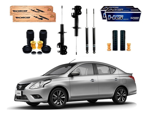 Kit Amortecedor Dianteiro Nakata, Nissan Versa 2017
