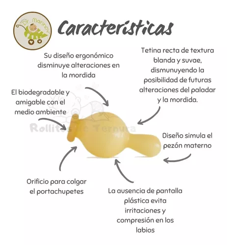 Chupete de látex ergonómico, etapa 1, 0 a 4 meses, Dr. Marinov