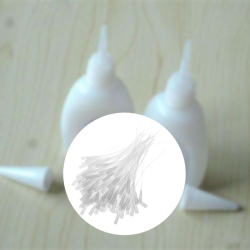 500pcs Glue Micro Tips Extender Extender Dispensers 8 Cm