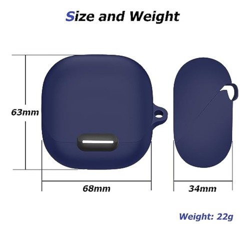 2pcs Funda Protectora Para Anker Soundcore Liberty 4 Nc Case