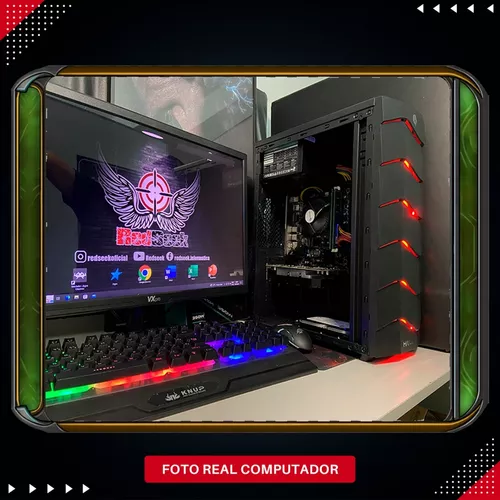 Kit Pc Gamer I7 480gb Placa De Vídeo + Monitor + Combo Game