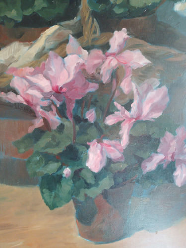 Cuadro Al Oleo (57×70cm) Firmado.m.lozano. (Usado)