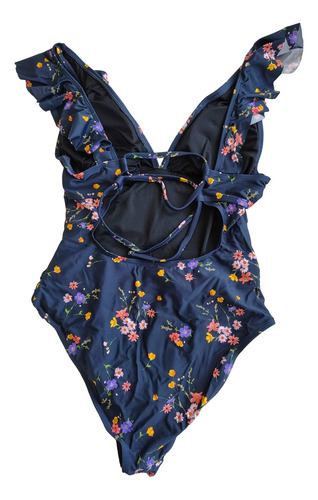 Traje De Baño De Una Pieza Cupshe Azul M