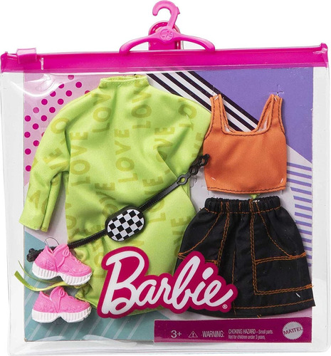 Set De Ropa Barbie Original De Mattel Accesorios Zapatillas | MercadoLibre