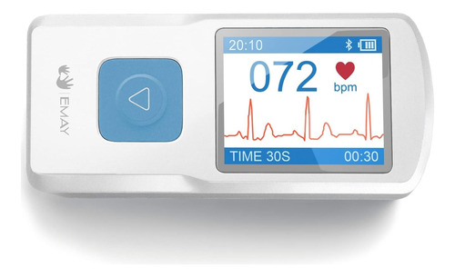 Monitor De Ecg Portátil Frecuencia Cardíaca Pantalla Lcd