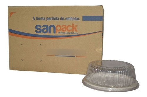 Embalagem Bolo Torta Alta Peq. Sanpack S-32 Bra C/200 (2cx) Cor Branco