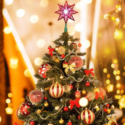 Luces Odeetronic Para Decoracion De Arbol De Navidad, 8 P...