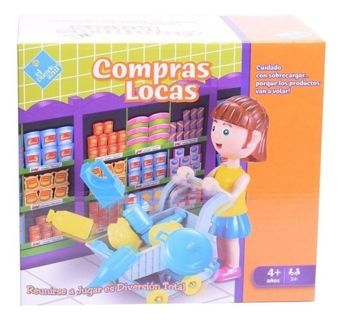 Juego De Mesa Compras Locas El Duende Azul 7045 Loony Toys