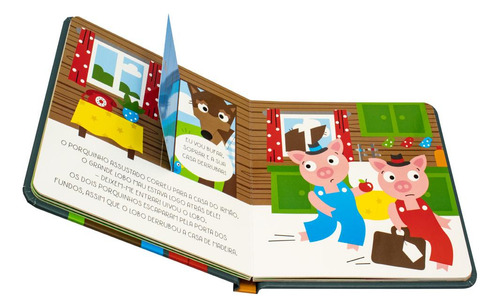 Contos Para Tocar E Sentir: Três Porquinhos, Os, De Really Decent Books. Editora Happy Books, Capa Dura Português, 2024