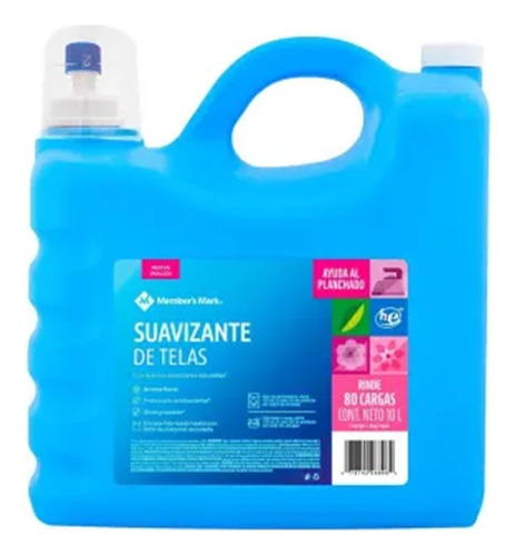 Suavizante Member's Mark De Telas Floral En Botella 10 L