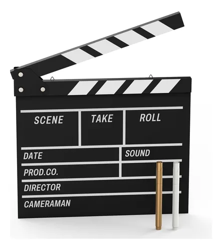 Claqueta De Madera Great & Lucky Hollywood