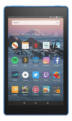 Tablet  Amazon Fire HD 8 2018 KFKAWI 8" 32GB marine blue e 1.5GB de memória RAM