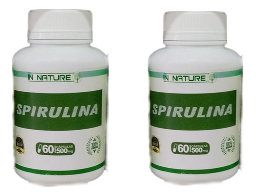 X2 Spirulina 500mg (120 Cáps Total) 100% Natural!! 