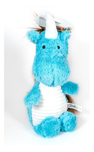 Brinquedo de pelúcia Finn Little Monster para cães, azul celeste