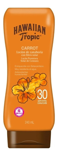 Protector Solar Hawaiian Tropic® Carrot F30 | Loción 240ml