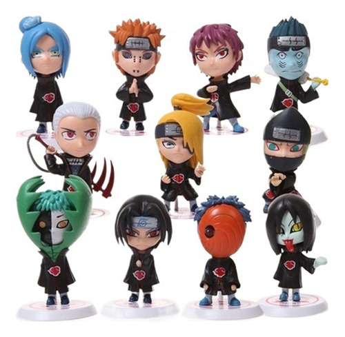 Naruto Muñecas Colección 11 Akatsuki Madara Itachi Kit Muñec