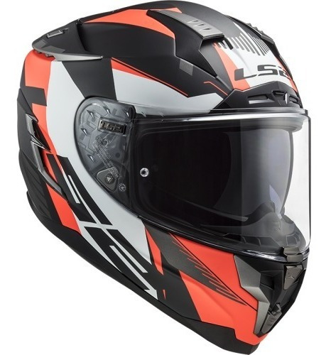 Casco Ls2 Ff327 Challenger Squadron Naranja S Y Xl