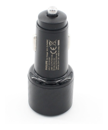 Imagem 2 de 2 de Kit Carregador Veicular Rápido Philips 36w Qc3.0/pd2.0