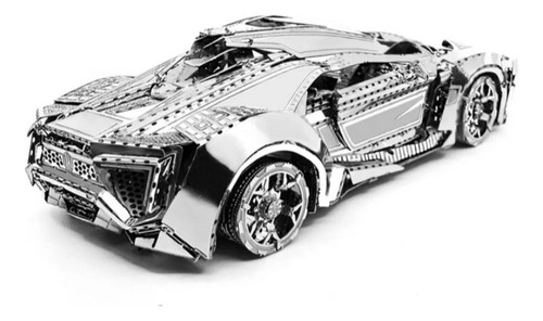 Coche Deportivo Rompecabezas 3d De Metal (Usado)
