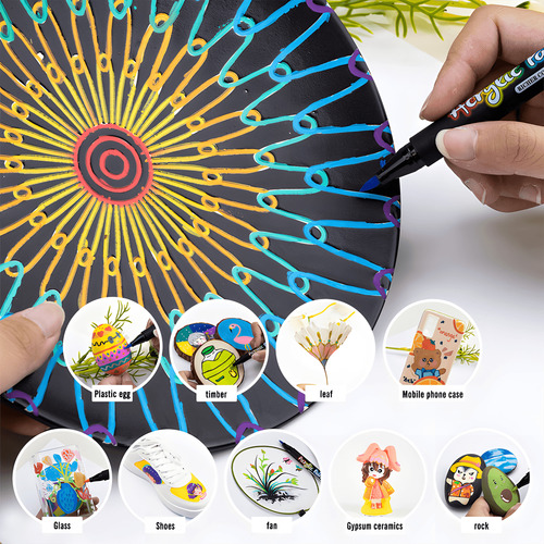 Rotuladores Acrílicos De 36 Colores Para Artistas De Pintura