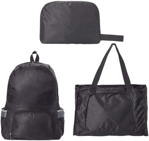 Mochila Bolso Impermeable Plegable 2 En 1 Portátil 25 Litros