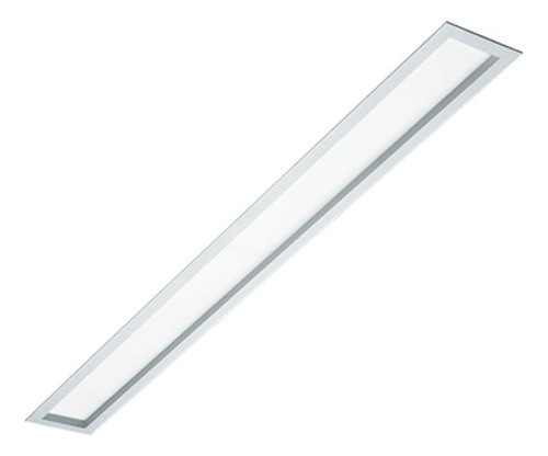 Luminária De Embutir Retangular Para 2 Lâmpadas 32w T8 Branc 110v/220v