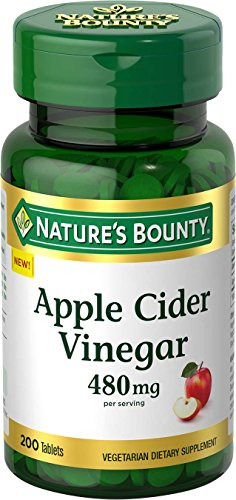 Natural De Manzana Botín Vinagre De Sidra 480mg Tzkhr