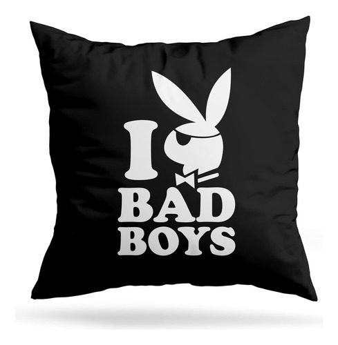 Cojin Deco I Love Bad Boys (d0266 Boleto.store)