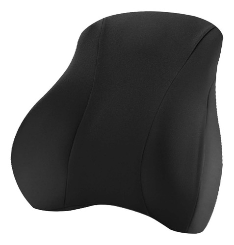 Travesseiro De Apoio Lombar De Espuma Viscoelástica, Preto