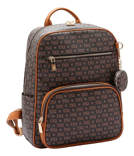 Mochila Chenson Notebook Elegance Luxo Cor Café Chenson 8485078