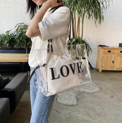 Bolsos De Hombro De Pvc Transparente Para Mujer De Moda