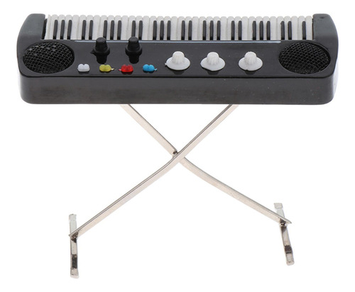 Modelo De Órgano Electrónico En Miniatura Mini Piano 1:6