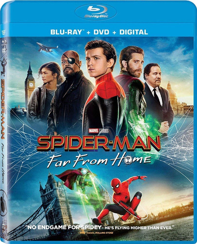 Blu-ray + Dvd Spiderman Far From Home / Lejos De Casa