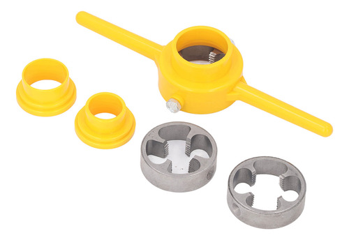 Pipe Tap Die Set, 6 Peças De Rosqueador De Pvc 1/2 3/4, Enca