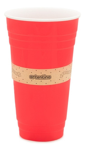 Imagen 5 de 10 de 4 Vaso Gigante 1 Litro Rígido Eco Reutilizable Fiesta Tragos