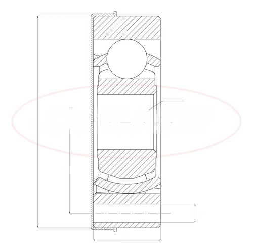 Homocinética Caja Der/izq Vw Kombi (33/100mm)