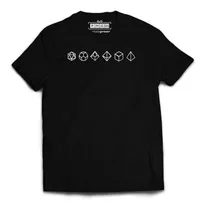 Comprar Camiseta Rpg Dados D20 D6 Rpg De Mesa Jogo Game Rolagem Lado