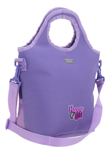 Lonchera Escolar Happy Girl Cowli Hg70253-u Color Violeta