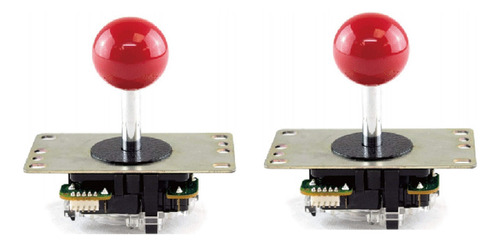 2 Palanca Compatible Con Sanwa Con Restrictor Redondo Arnes 