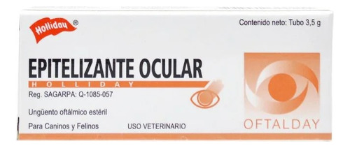 Holliday Epitelizante Ocular 3.5 Gr Oftalday Perro Y Gato