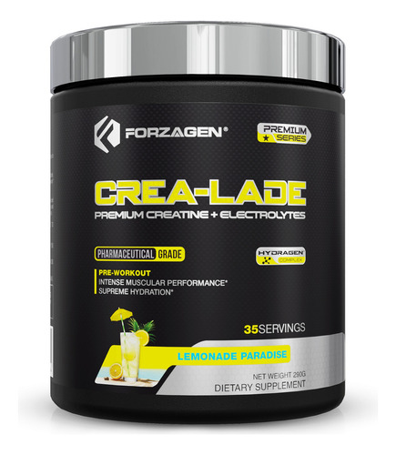 Forzagen | Crea-lade | Creatina Con Electrolitos | Limonada