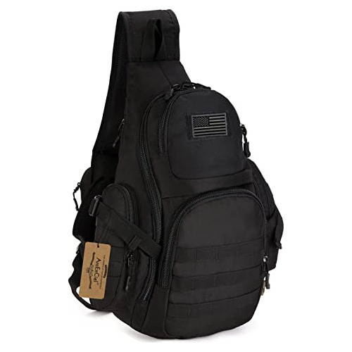 Arcenciel Tactical Sling Pack Military Molle Chest Crossbody