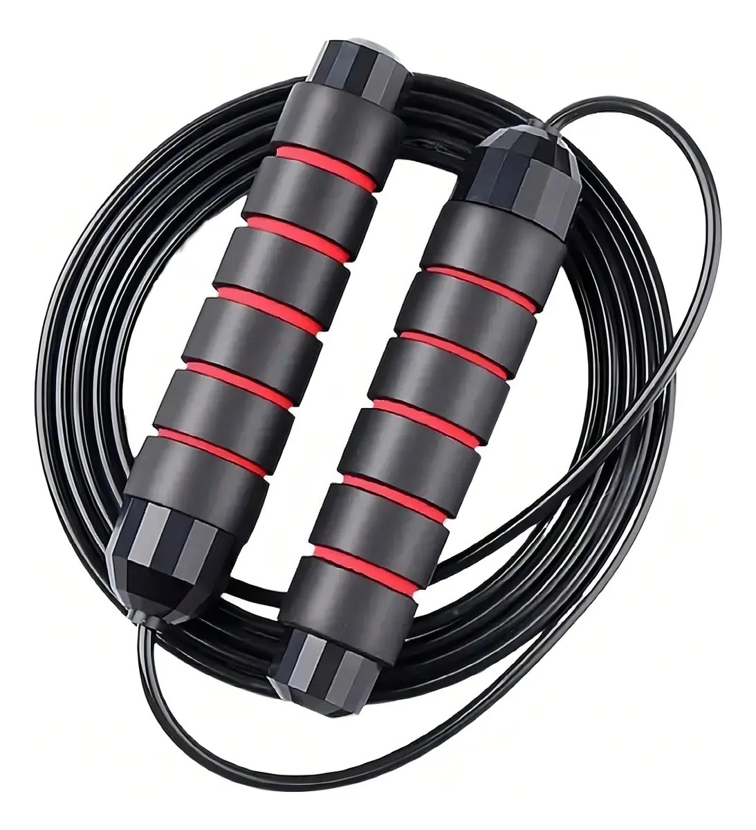 Cuerda Para Saltar Ajustable Ejercicio Color Rojo