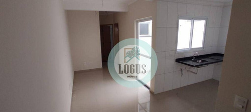 Imagem 1 de 20 de Apartamento Tipo 45m² Bem Distribuído, Composto Por 2 Dormitórios Com Sacada Sendo 1 Suíte, À Venda Por R$ 297.000,00 - Vila Pires - Santo André/sp - Ap1797