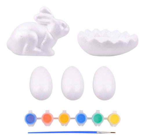 Kit De Pintura De Pascua Diy, Adornos De Figuras De 3 Huevos