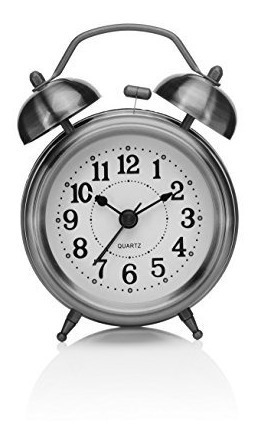 Peakeep Reloj Despertador Con Campana Pequeña De 3  Con Núme