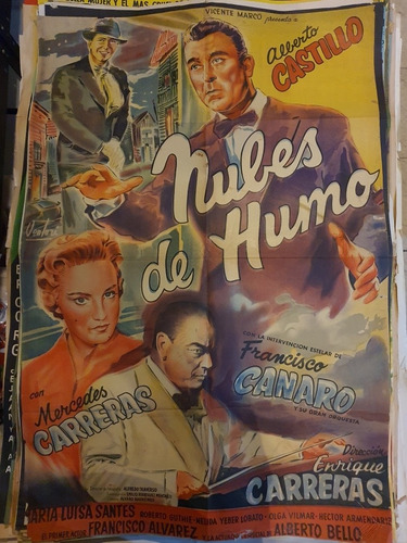 1 Afiche De Cine Original - Nubes De Humo 358