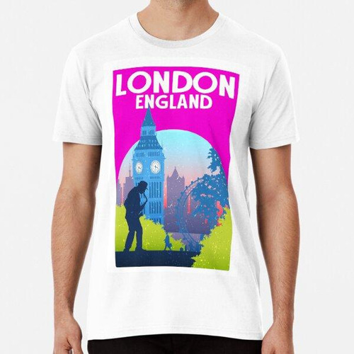 Remera Viajes A Londres Inglaterra Algodon Premium