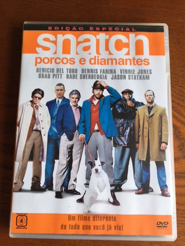 Imagem 1 de 3 de Dvd Snatch Porcos E Diamantes (frete Grátis)
